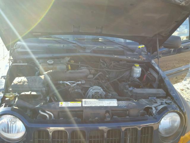 1J4GL48K46W256886 - 2006 JEEP LIBERTY SP BLUE photo 7