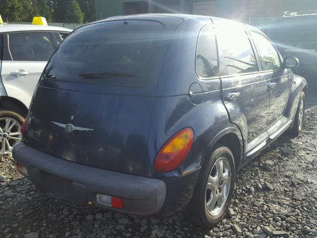 3C8FY4BB31T303933 - 2001 CHRYSLER PT CRUISER BLUE photo 4