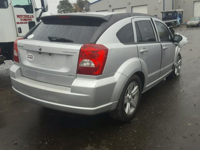 1B3CB4HA4AD612872 - 2010 DODGE CALIBER SX SILVER photo 4