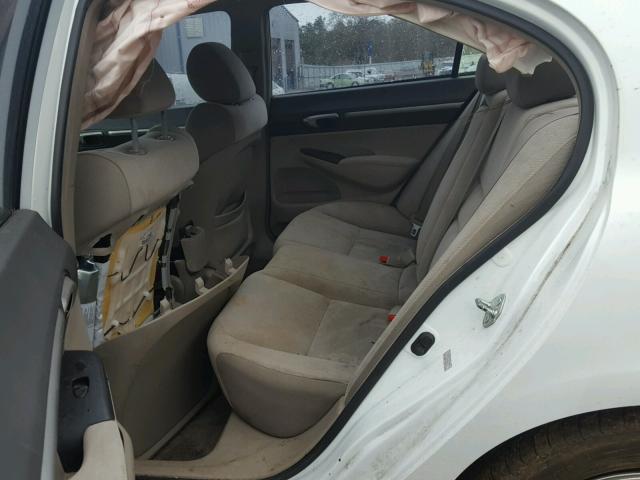 19XFA1F86BE020127 - 2011 HONDA CIVIC EX თეთრი ფოტო 6