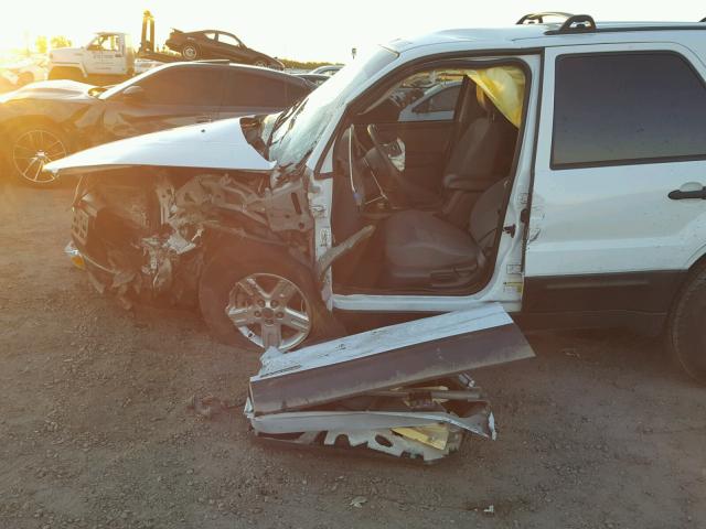 1FMCU95H26KC87466 - 2006 FORD ESCAPE HEV WHITE photo 9