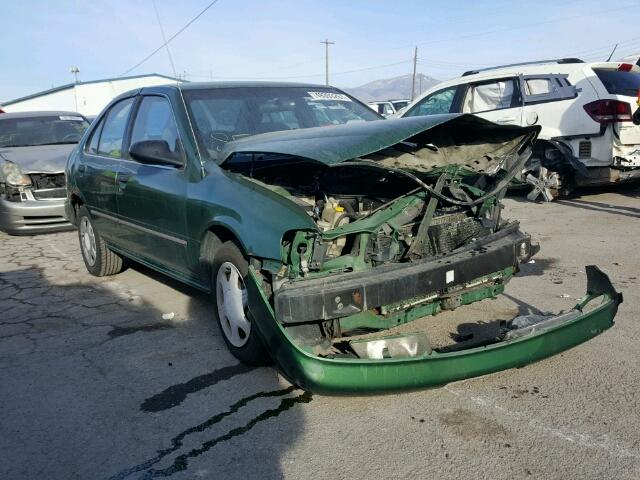 3N1AB41D2WL042126 - 1998 NISSAN SENTRA XE GREEN photo 1