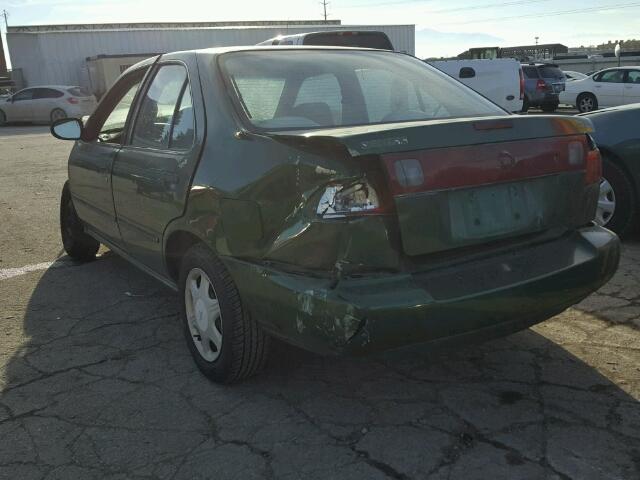 3N1AB41D2WL042126 - 1998 NISSAN SENTRA XE GREEN photo 3