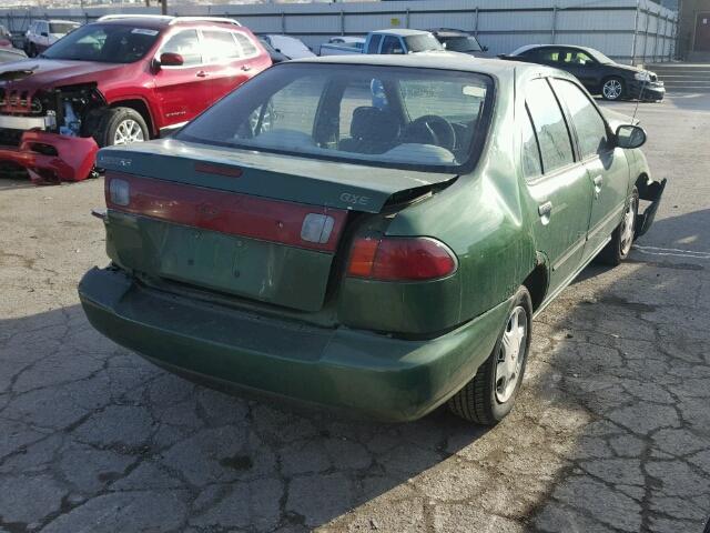 3N1AB41D2WL042126 - 1998 NISSAN SENTRA XE GREEN photo 4