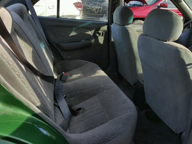 3N1AB41D2WL042126 - 1998 NISSAN SENTRA XE GREEN photo 6