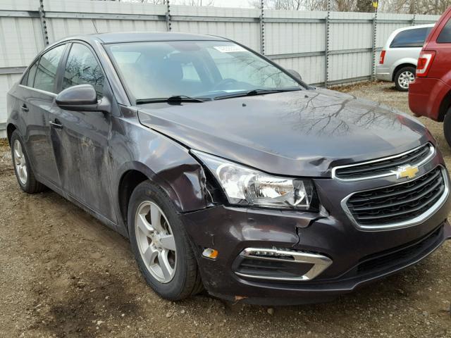 1G1PC5SB5F7138451 - 2015 CHEVROLET CRUZE LT SILVER photo 1