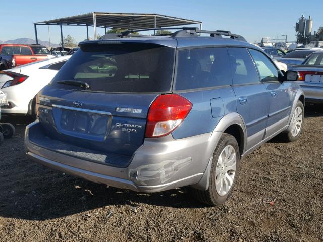 4S4BP85C694328370 - 2009 SUBARU OUTBACK 3. BLUE photo 4