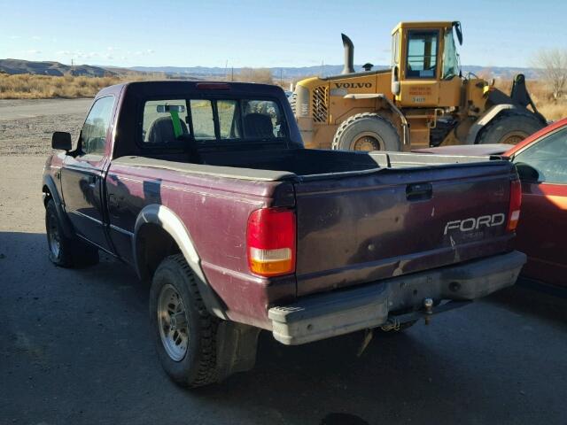 1FTCR11X3RPA33213 - 1994 FORD RANGER PURPLE photo 3