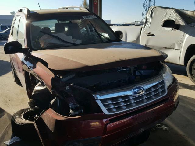 JF2SHABC5DH443185 - 2013 SUBARU FORESTER 2 BURGUNDY photo 1