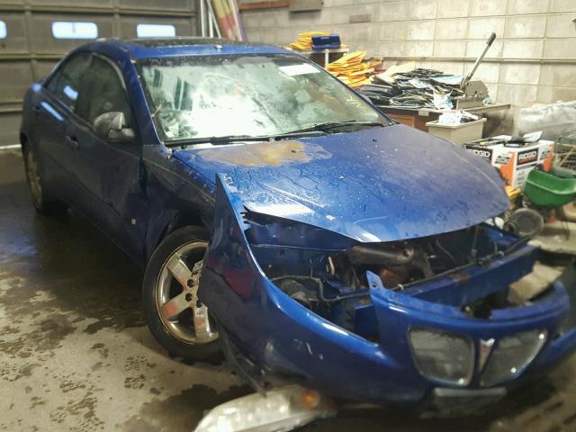 1G2ZH558564221370 - 2006 PONTIAC G6 GT BLUE photo 1