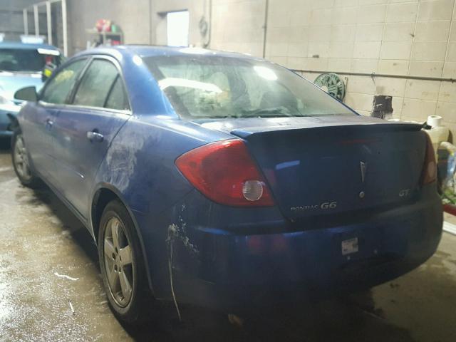 1G2ZH558564221370 - 2006 PONTIAC G6 GT BLUE photo 3