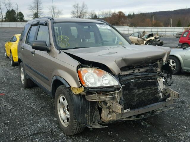 JHLRD78565C051659 - 2005 HONDA CR-V LX BEIGE photo 1