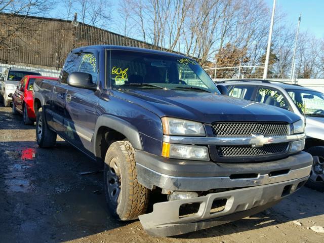 2GCEK19B051253423 - 2005 CHEVROLET SILVERADO BLUE photo 1