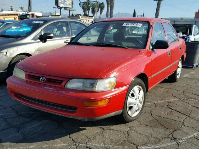 1NXBA02E3VZ548519 - 1997 TOYOTA COROLLA BA RED photo 2