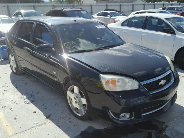 1G1ZW63106F148371 - 2006 CHEVROLET MALIBU MAX BLACK photo 1