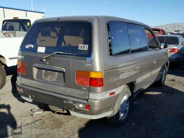 JM3LV5225R0617215 - 1994 MAZDA MPV WAGON BROWN photo 4