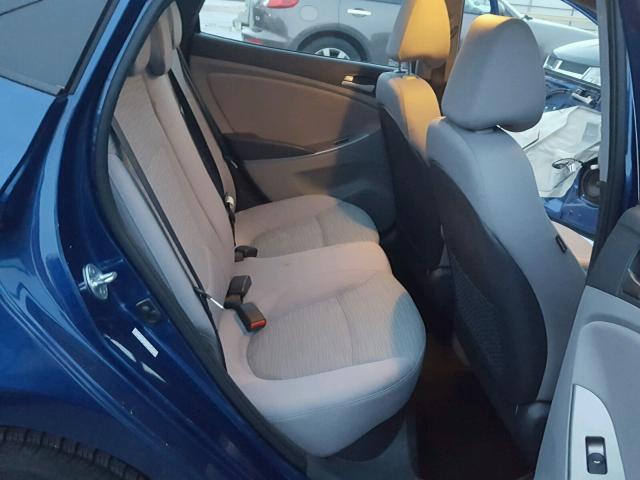 KMHCT4AE1GU981931 - 2016 HYUNDAI ACCENT SE BLUE photo 6