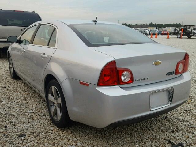 1G1ZC5E10BF218672 - 2011 CHEVROLET MALIBU 1LT 银色 照片 3