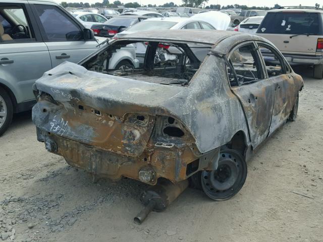 1HGFA16516L071345 - 2006 HONDA CIVIC LX BURN photo 4