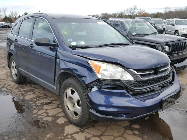 5J6RE4H36AL016891 - 2010 HONDA CR-V LX BLUE photo 1