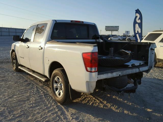 1N6BA07A16N571977 - 2006 NISSAN TITAN XE WHITE photo 3