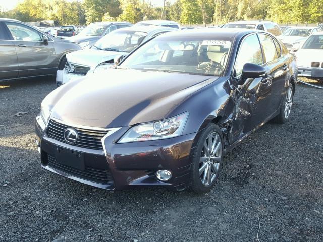 JTHCE1BL3D5002053 - 2013 LEXUS GS 350 BROWN photo 2