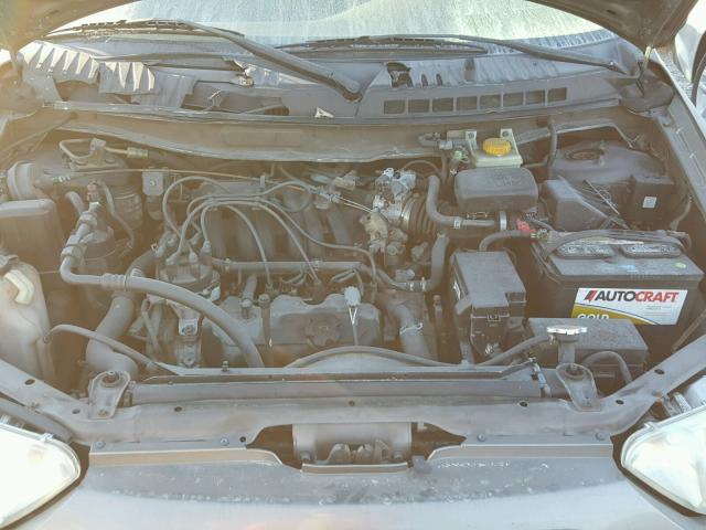 4N2ZN17T91D811902 - 2001 NISSAN QUEST GLE BEIGE photo 7