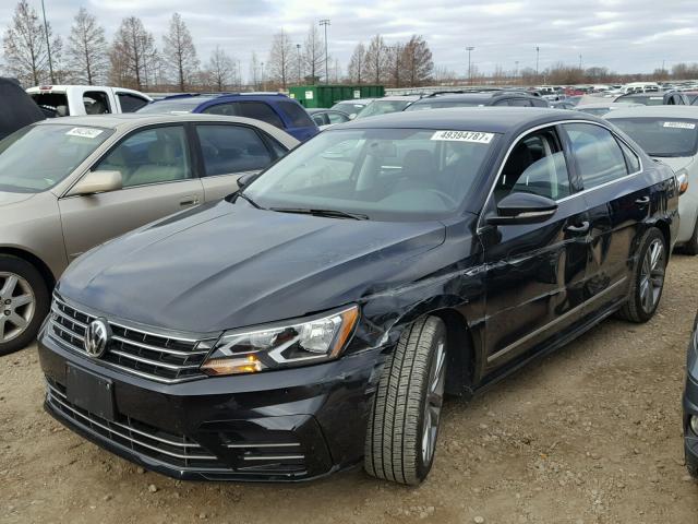 1VWDT7A33HC029607 - 2017 VOLKSWAGEN PASSAT R-L BLACK photo 2