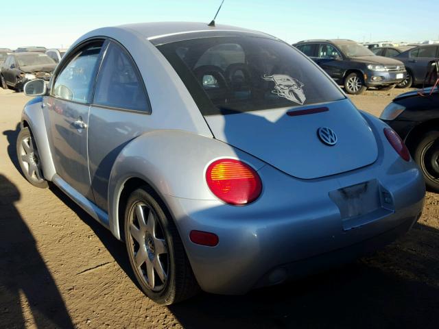 3VWDD21C51M463001 - 2001 VOLKSWAGEN NEW BEETLE SILVER photo 3