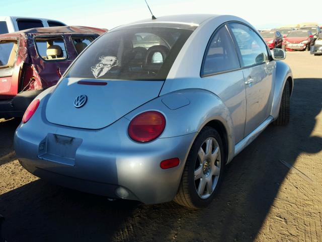 3VWDD21C51M463001 - 2001 VOLKSWAGEN NEW BEETLE SILVER photo 4