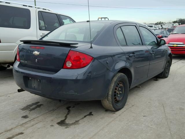 1G1AK58F987228045 - 2008 CHEVROLET COBALT LS GRAY photo 4