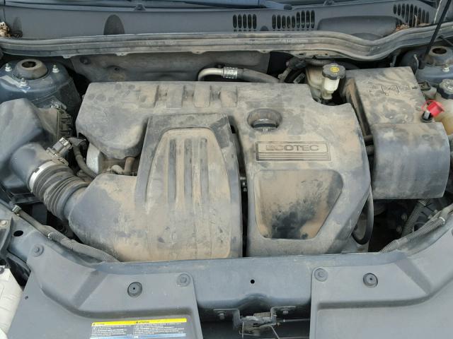 1G1AK58F987228045 - 2008 CHEVROLET COBALT LS GRAY photo 7