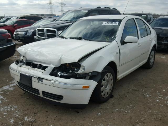 3VWRK69M95M064744 - 2005 VOLKSWAGEN JETTA GL WHITE photo 2