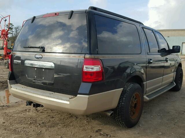 1FMFK15507LA09901 - 2007 FORD EXPEDITION BLUE photo 4