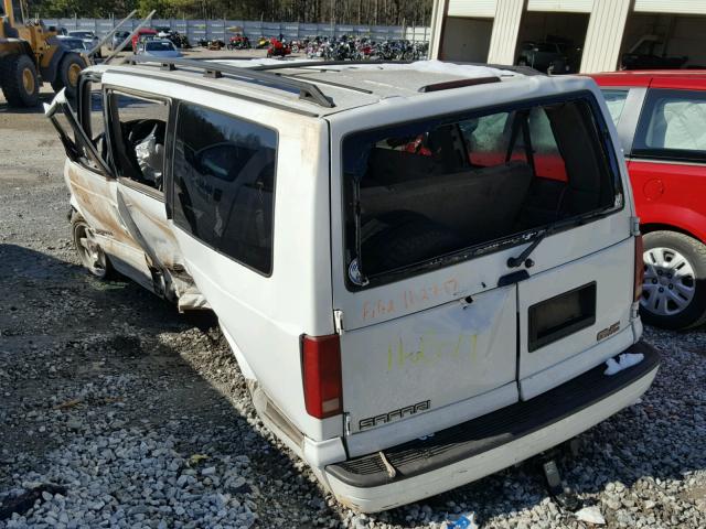 1GKDM19W71B507636 - 2001 GMC SAFARI XT WHITE photo 3