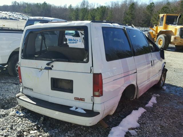 1GKDM19W71B507636 - 2001 GMC SAFARI XT WHITE photo 4