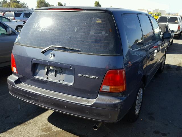 JHMRA1841SC001773 - 1995 HONDA ODYSSEY LX BLUE photo 4