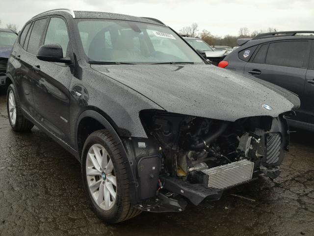 5UXWX9C31H0W66603 - 2017 BMW X3 XDRIVE2 BLACK photo 1