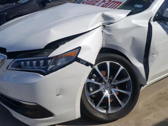 19UUB2F52HA006528 - 2017 ACURA TLX TECH თეთრი ფოტო 9