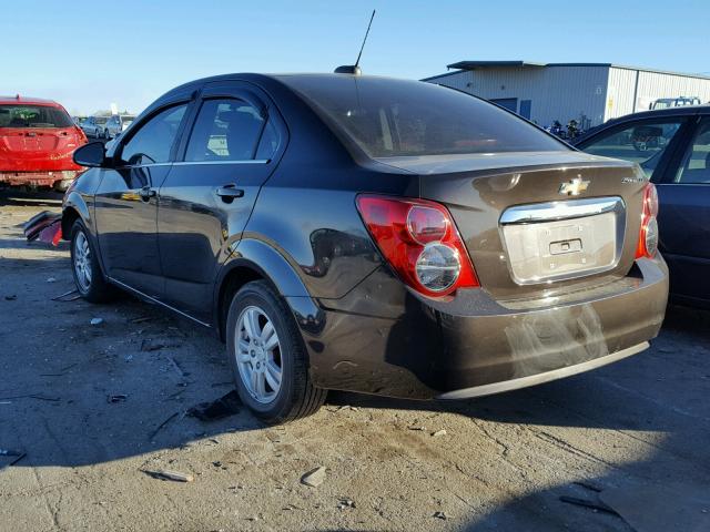 1G1JC5SH4F4136685 - 2015 CHEVROLET SONIC LT BLACK photo 3