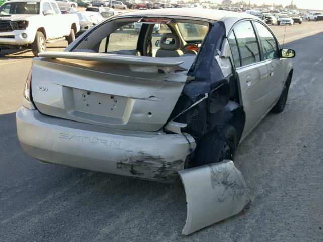 1G8AJ52F24Z209638 - 2004 SATURN ION LEVEL GOLD photo 4