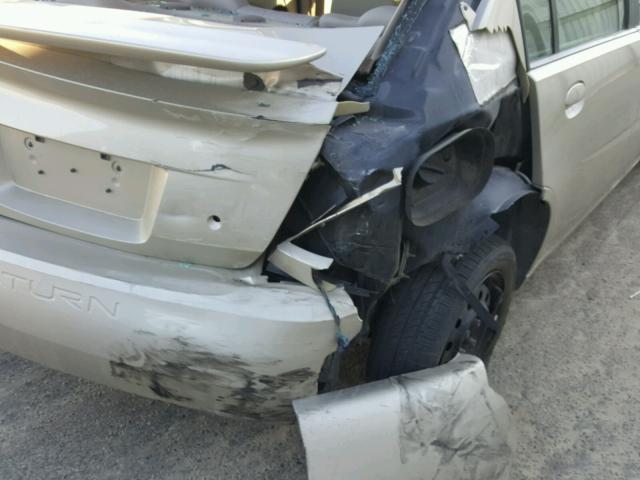 1G8AJ52F24Z209638 - 2004 SATURN ION LEVEL GOLD photo 9