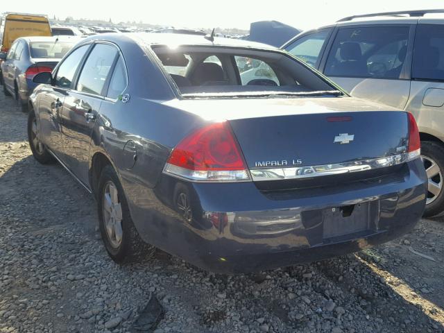 2G1WB58K081304848 - 2008 CHEVROLET IMPALA LS SILVER photo 3