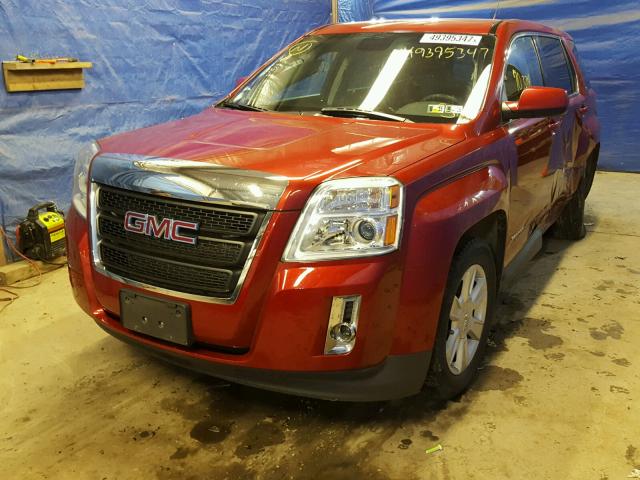 2GKFLREK7D6122971 - 2013 GMC TERRAIN SL RED photo 2