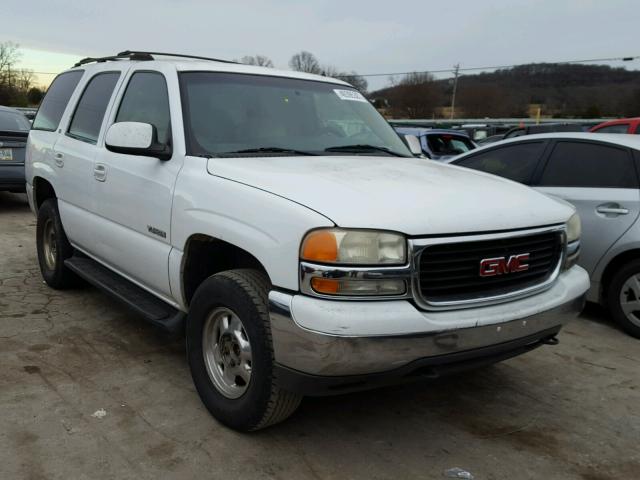 1GKEC13Z92R212458 - 2002 GMC YUKON WHITE photo 1