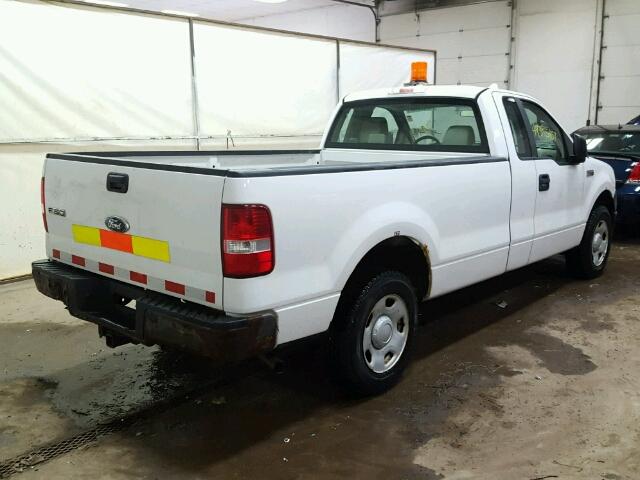 1FTRF12W67KD54097 - 2007 FORD F150 WHITE photo 4