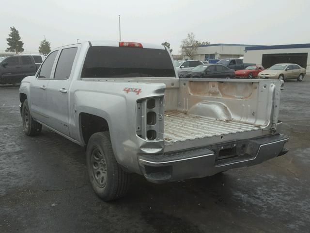 3GCUKREC8FG112228 - 2015 CHEVROLET SILVERADO SILVER photo 3