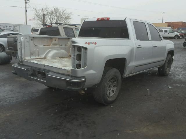 3GCUKREC8FG112228 - 2015 CHEVROLET SILVERADO SILVER photo 4