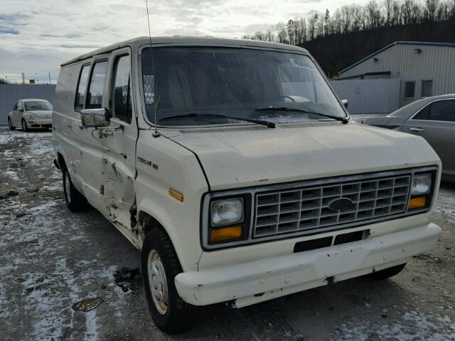 1FTDE14F6FHC16257 - 1985 FORD ECONOLINE WHITE photo 1