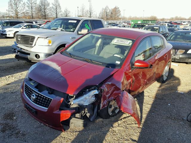 3N1AB61EX8L759302 - 2008 NISSAN SENTRA 2.0 MAROON photo 9